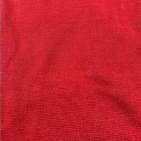 MONNALISA***Red Knit Girls Dress**Size 8 $289 - Picture 5 of 5